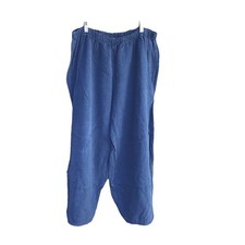Bryn Walker Linen Balloon Pants Women’s XL Navy Blue Made in USA 32x26