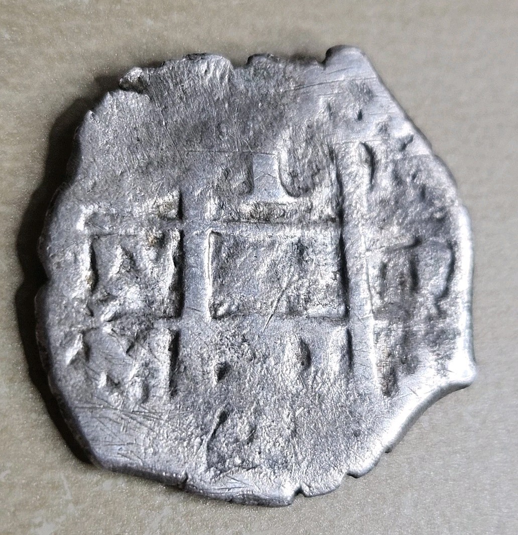 1731 Spanish Bolivia Silver 1 Reales Antique Colonial Pirate Cob