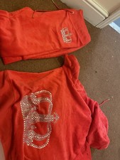 Juicy Couture Women's Tracksuit Set Bright Orange