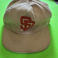 Vintage San Diego Padres Corduroy SnapBack Cap U I Inc