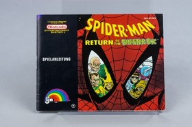 Spider-Man: Return of the Sinister Six Nintendo NES EMBALAJE ORIGINAL CIB PAL B RX-NOE
