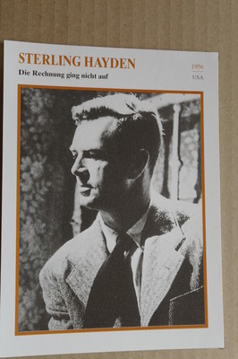 (S35) STARFILMKARTE - Sterling Hayden - Die Rechnung ging nicht auf