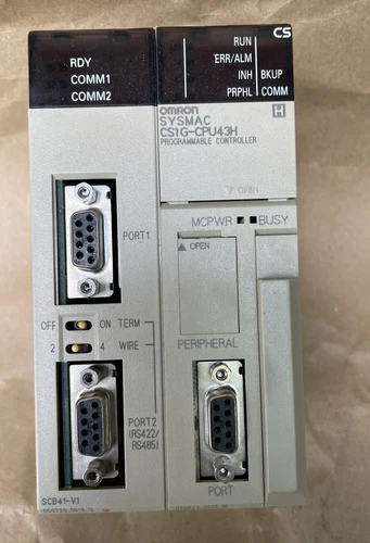 OMRON CS1G-CPU43H CPU UNIT, Sysmac PROGRAMMABLE CONTROLLER, SCB41-V1