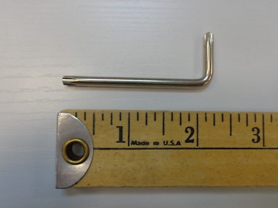 Bernina Small Screwdriver Torx Angle Angle Key T-20 19X5 Classic #033329.70.01