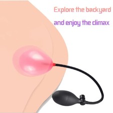 Female Silicone Inflatable Huge Vaginal Plug Dilater Pump Vaginal Spreader Plug
