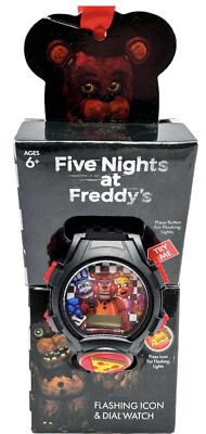 Five Nights At Freddy s Accutime Watch Limited Edition Flashing Icon 2018 New