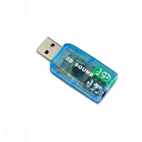 USB 2.0 Sound Card External 5.1 Channel 3D Mic Speaker Virtual Audio PC Adapter - Picture 4 of 8