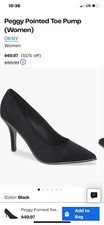 DKNY HEELS PUMP BLACK