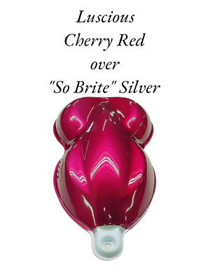 All Kandy's Luscious Cherry So Brite Silver Glowin Base Wet Wet Clear Quart Kit