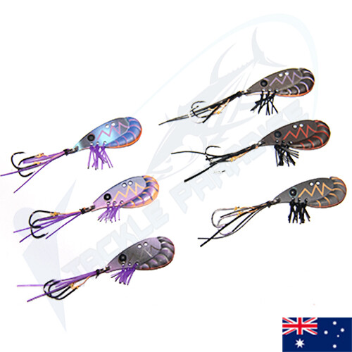 Prawn Blades Fishing Lures 38mm 6g Vibes Vibe Bream Blade Bass Flathead PB - Picture 34 of 36