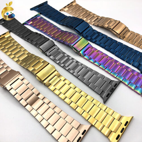 Stainless Steel Wrist Band iWatch Strap Fr Apple Watch Series 8 7 6 5