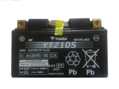 YUASA YTZ10S Motorradbatterie Yamaha 500 XP500 T-Max 2009 - 2012