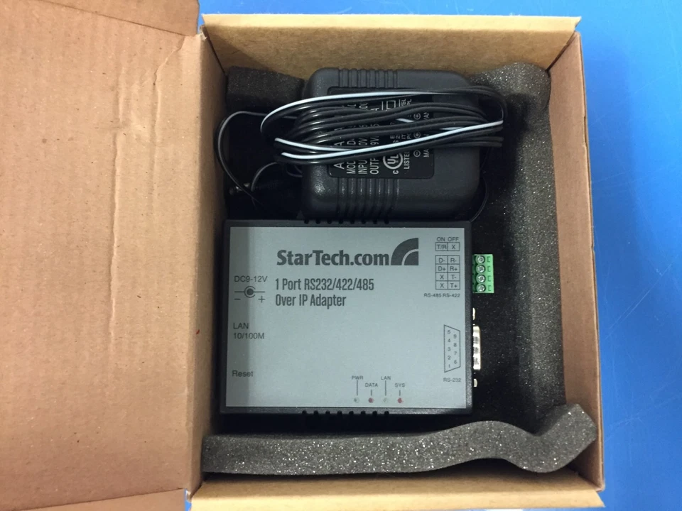StarTech NETRS2321E 1 Port RS-232/422/485 Over IP Adapter - Image 4 of 4