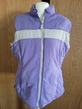 Dublin Reversible Gilet Size Xl Beige & Mauve Colour. Double Zipped With Pockets