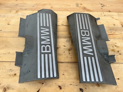 02-05 BMW 745Li 745i E66 E65 Plastic Cylinder Head Engine Cover Pair ...