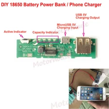 5V USB Lithium Li-ion 18650 Battery Charger Module LED Indicator DIY Power Bank