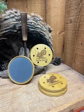 Easy Grip Mulberry wood Slate over glass Custom Turkey Call w/ Striker
