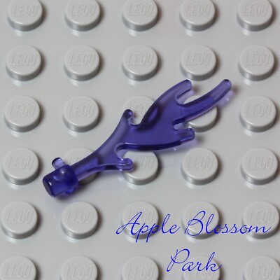 ポケポケさん NEW Lego Translucent PURPLE FLAME - Minifig Trans Lightning