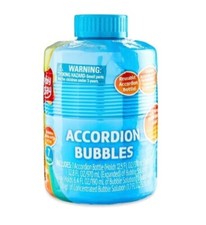 Lot Of 2 Play Day Accordion Bubbles 1 Bottle Makes 32 oz Of Bubbles