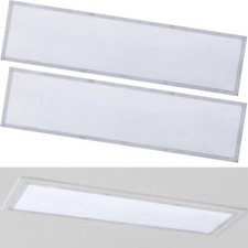 2 Pcs Fluorescent Light Covers 1 x 4 ft Magnetic Light Covers for Ceiling Lig...