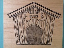 Classic Dog House, XXLarge RUBBERNECKER Rubber Stamp