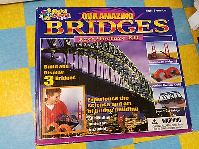 Scientific Explorer Our Amazing Bridges Model Building Kit Science Kits