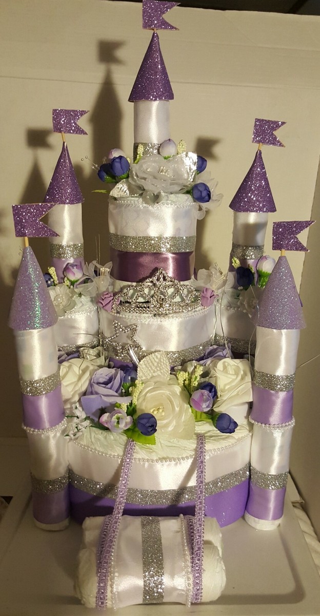 Castle Diaper Cake Princess Prince Diaper Cake Baby Shower