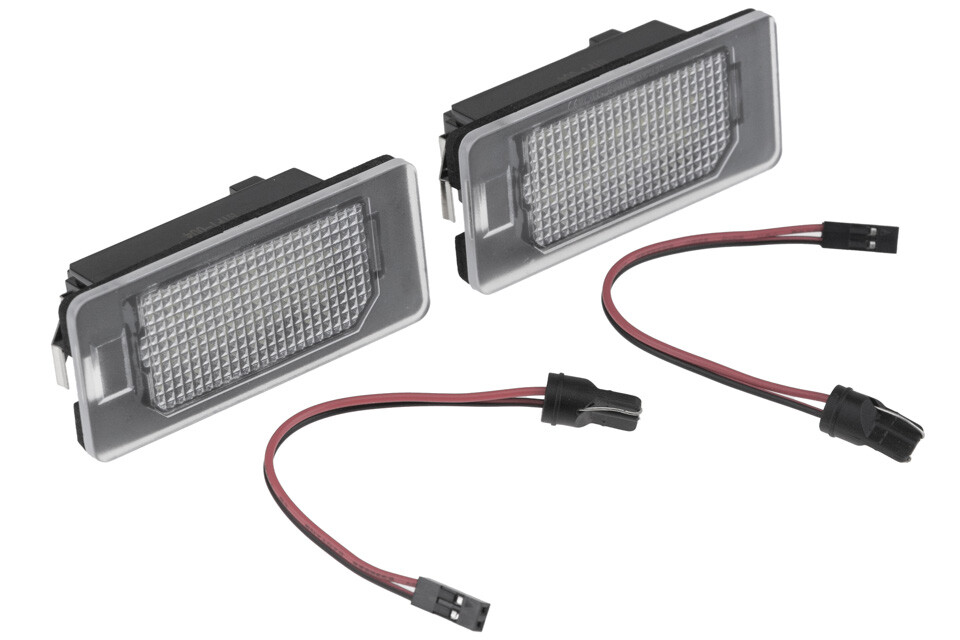 Module Éclairage de Plaque LED Premium pour Fiat 500X Finition Soignée Référence 51962525