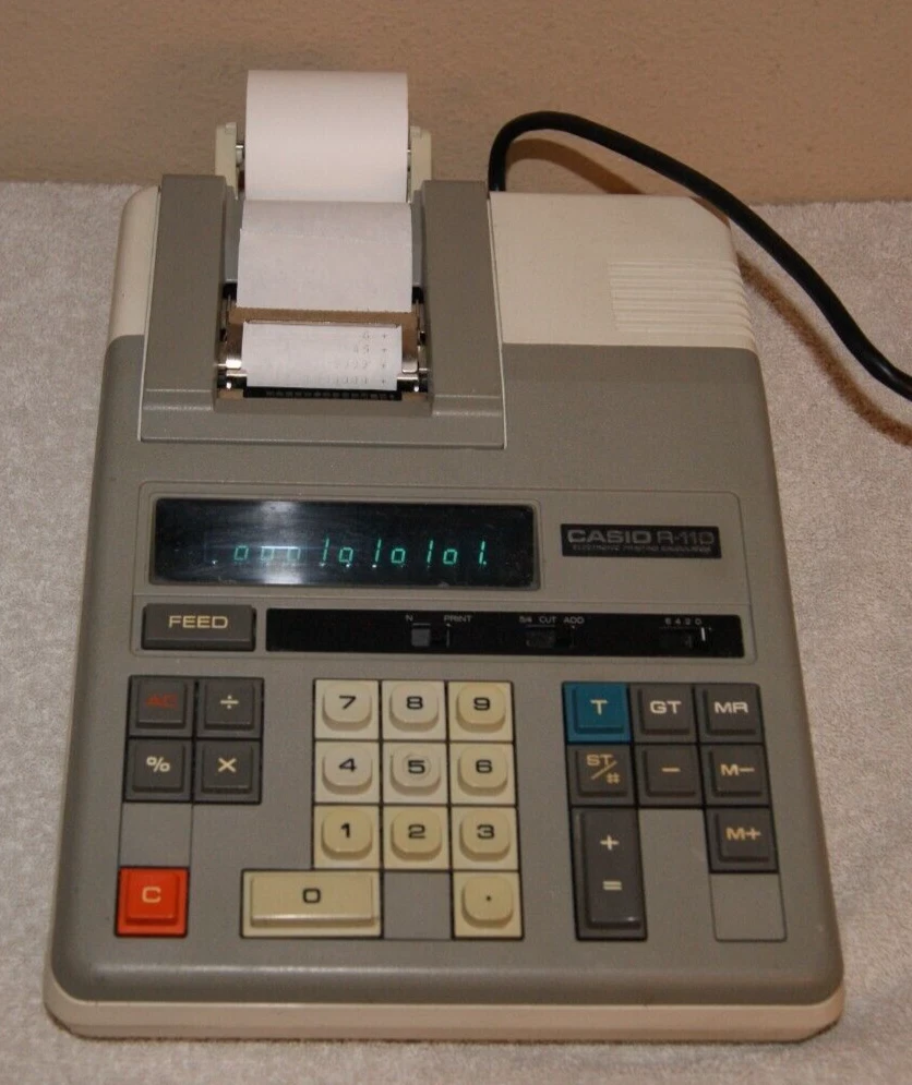 Casio desktop printing calculator sale