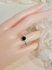 Genuine Artisan Handcrafted Sterling Silver  Black Onyx Ring Size 7 