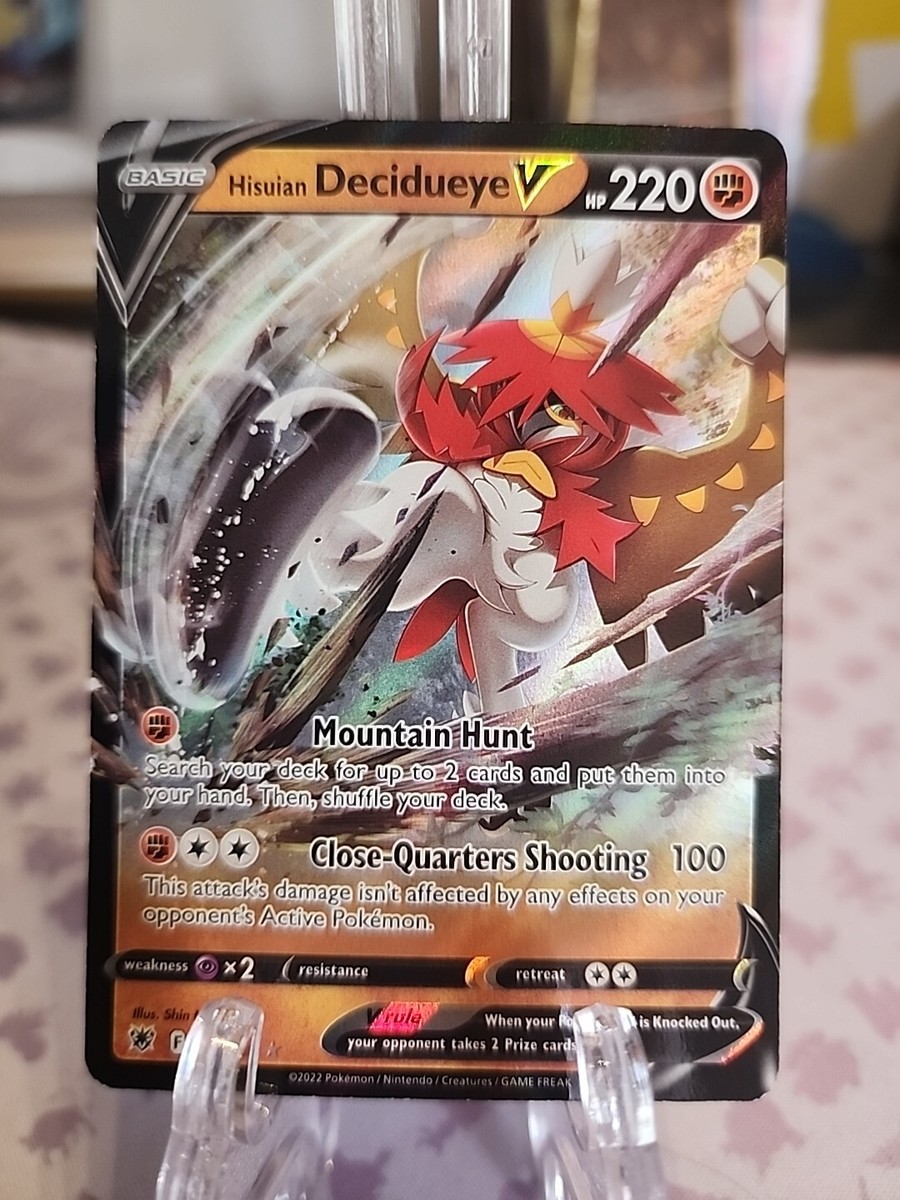 Hisuian Decidueye V 083/189 Astral Radiance Pokemon TCG NM