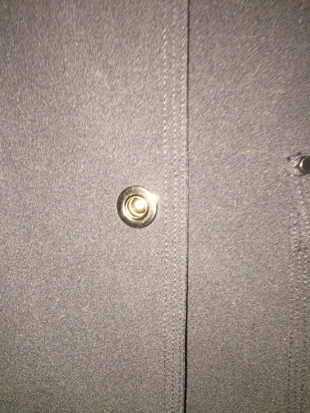 Chico's 2 Black Basic Jacket Silver Front Snaps U… - image 4