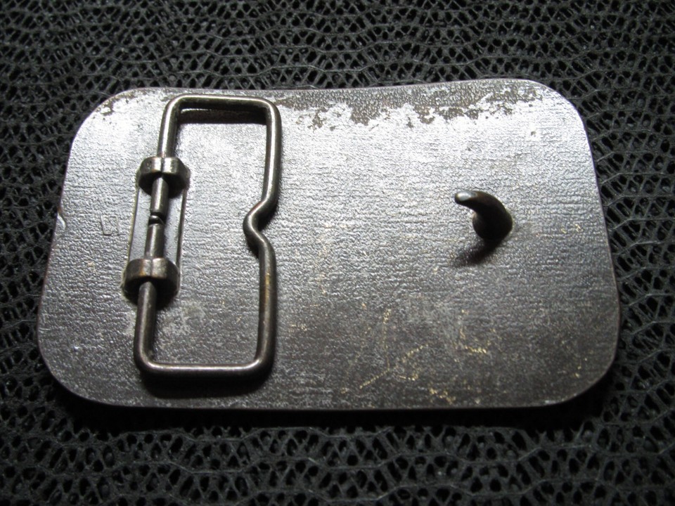 REED ROCK BIT COMPANY LOGO BELT BUCKLE! VINTAGE! RARE! RJ! 1980s! USA