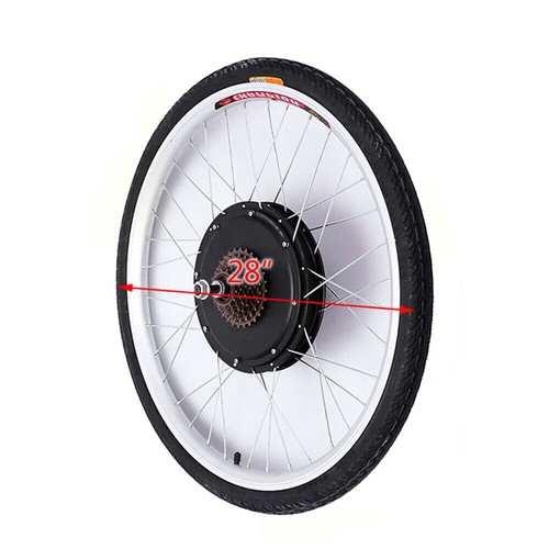 New 28 " 36V LCD Electric Bicycle Motor Conversion Kit For E-Bike Rear Wheel UK - Picture 3 of 16