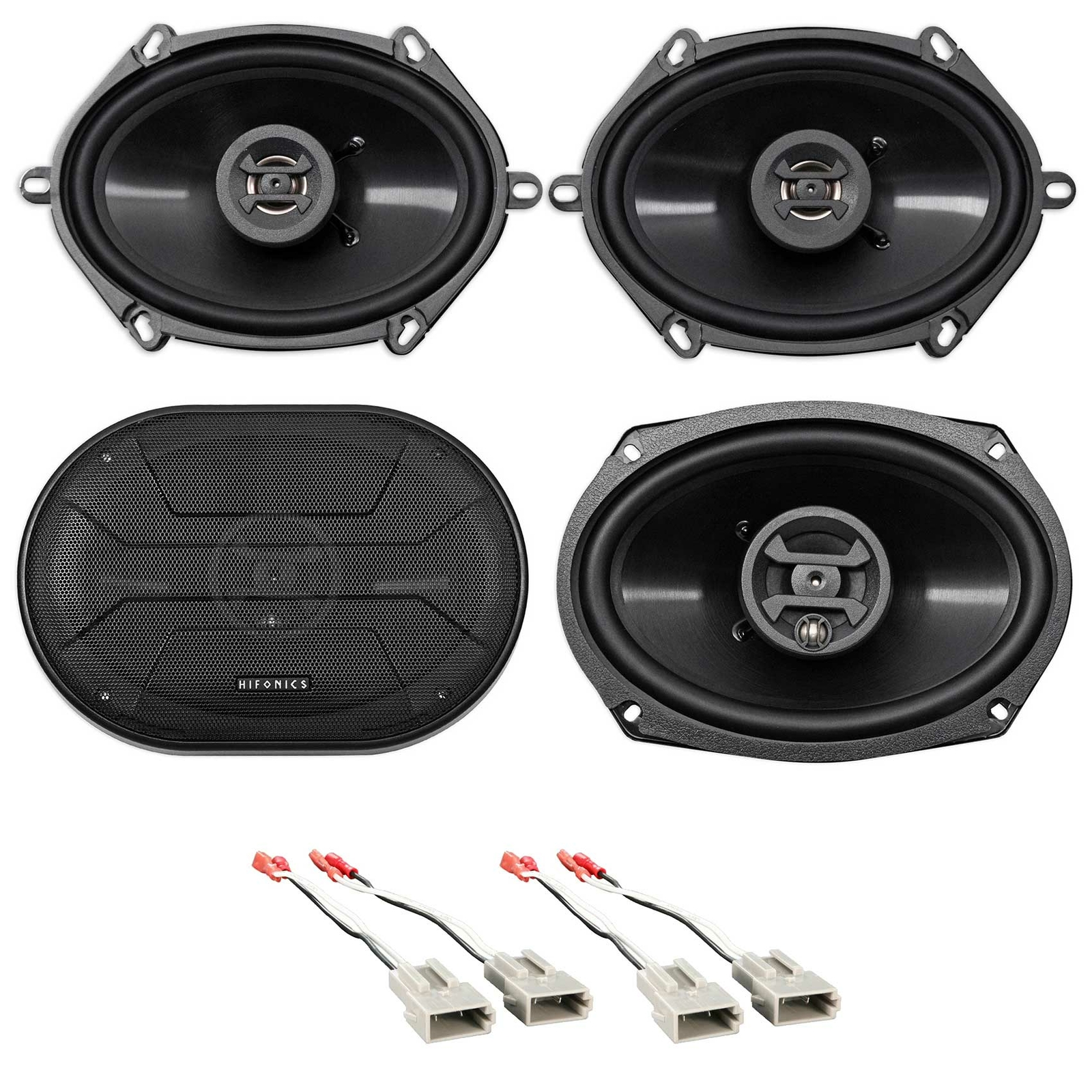 Комплект для замены передних и задних динамиков Hifonics для Mercury Grand Marquis 1992-1997 годов выпуска 13090₽