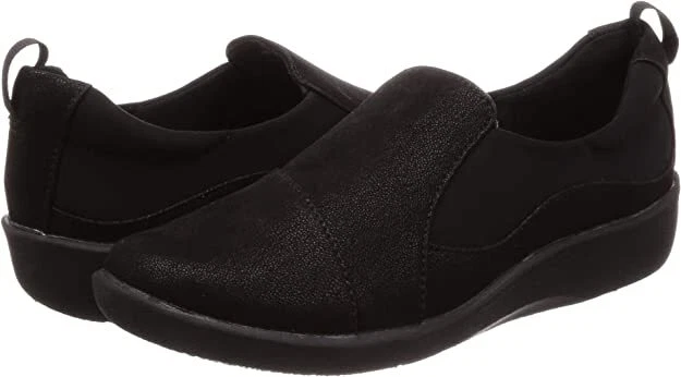 Clarks Shoes Sillian Peace Size 7.5 Adult Color Black FREE