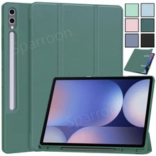 Case For Samsung Galaxy Tab S10+ 12.4 11 S9 FE Plus Flip Stand Cover Wake/Sleep