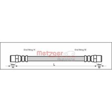 Flexible de frein BMW 528