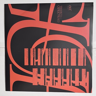 Guè TROPICO DEL CAPRICORN Vinyl Spy Orange SOLD OUT! LIMITED EDITION