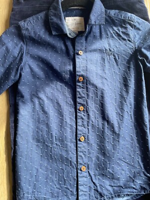 Jungen blaues Hemd Jasper Conran Alter 10