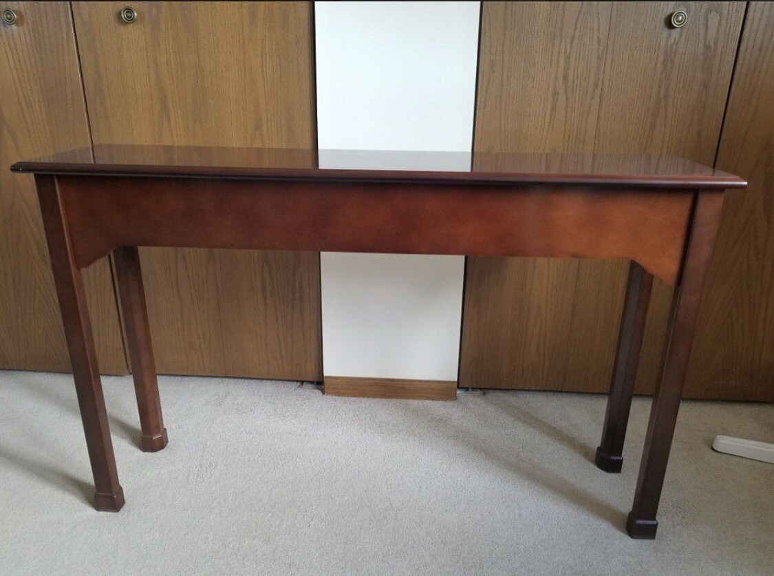 VTG Bombay Company Wood Console Table Mahogany Furniture eBay