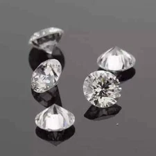 Loose Lab-Grown CVD Diamond LOT 4.00 MM D Color IF CLEARITY 100 PCS Certified