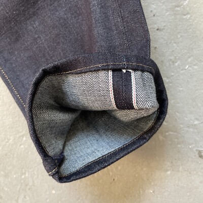 Levis Made & Crafted Selvedge Dark Blue Denim Jeans Shuttle 29x34