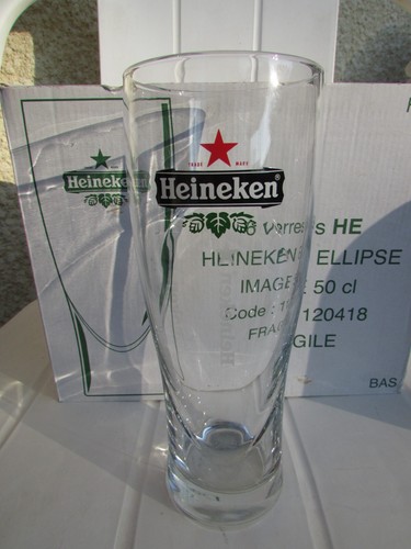 Verres Heineken 33cl – Lot de 6 NEUFS avec boîte 🔥 - Arts de la table
