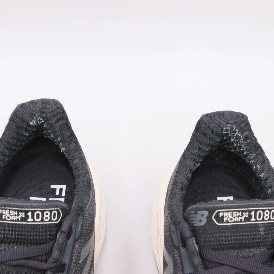 New Balance Fresh Foam x 1080v14 Womens 10.5B Black White Comfort Running Shoes - Image 3 of 4