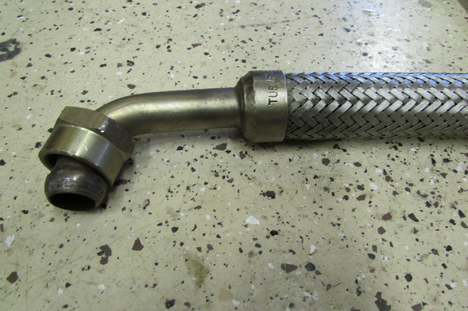 Ferrari 360 Spider, Braided Air Line, Connection Pipe, Used, P/N 183730