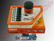 Inspektions Set Luftfilter Ölfilter 8 Zündkerzen Chevrolet Camaro 6.2L 2010-2015