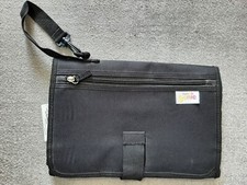 DIAPER GENIE PORTABLE FOLDING DIAPER CHANGING PAD Black 39"x12"