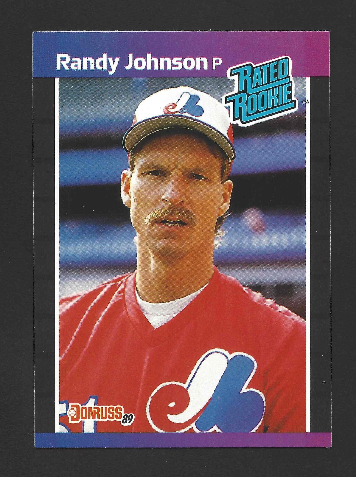 1989 Donruss #42 RANDY JOHNSON Raw - Montreal Expos - RC - HOF