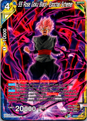 NM-Mint SS Rose Goku Black, Epochal Schemer - EX19-27 - EX